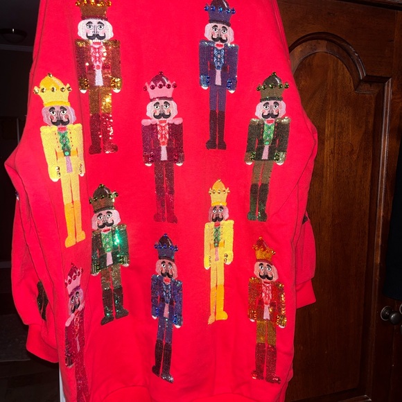 Colorful Nutcracker Sequin Sweater - Picture 5 of 6